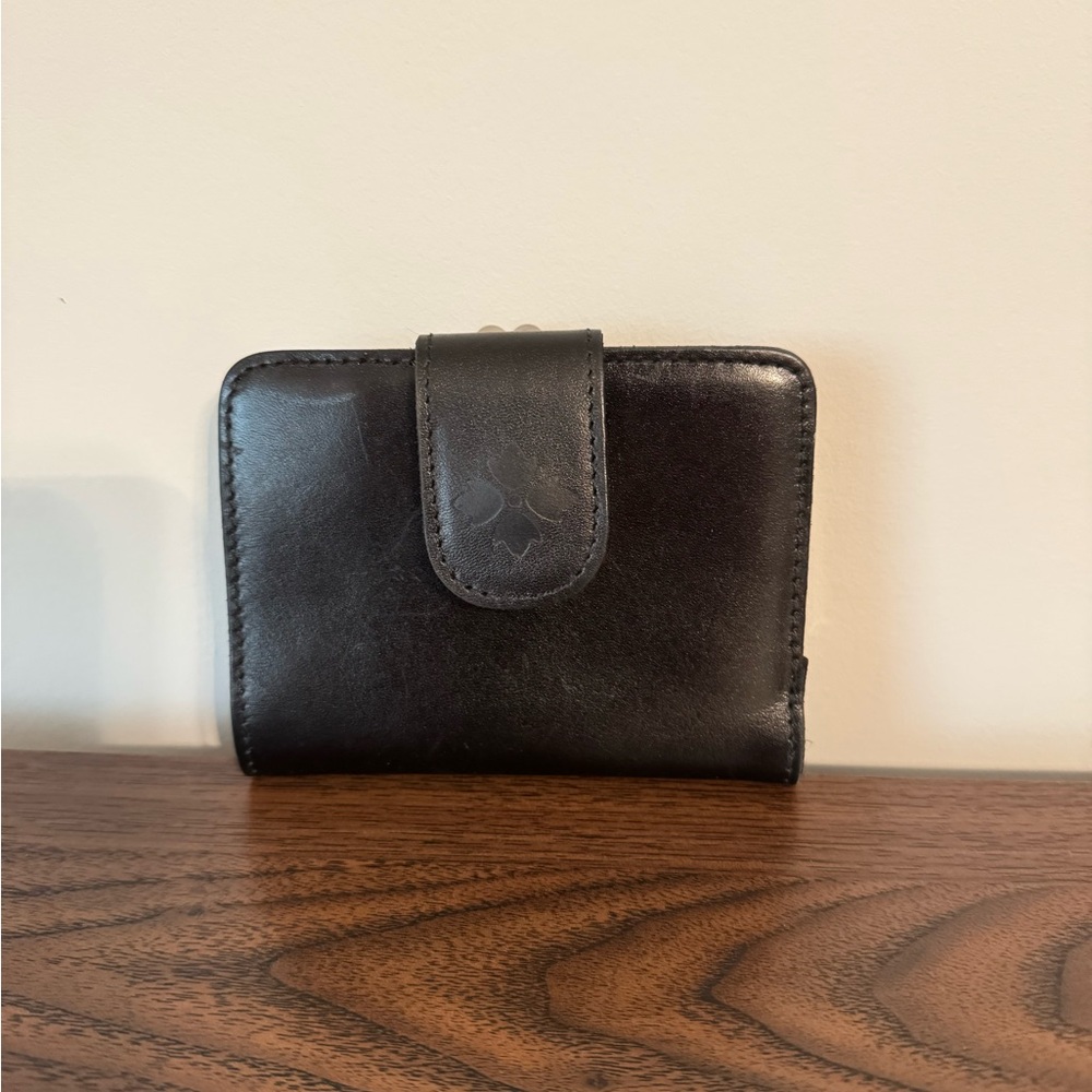 Patricia Nash Black Leather Wallet